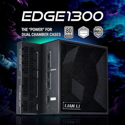 Lian Li EDGE Black ATX 1300W Fully Modular 80+ Platinum Certified image