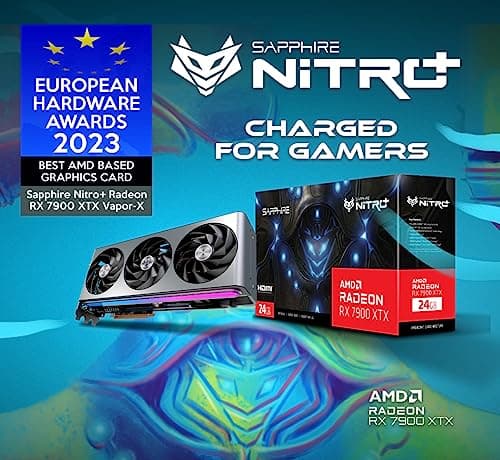 Sapphire NITRO+ Radeon RX 7900 XTX 24GB GDDR6 Silver / Black image