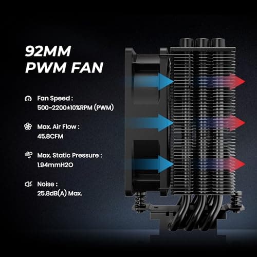 ID-COOLING SE-903-XT Air 123mm 45.8 CFM Black image