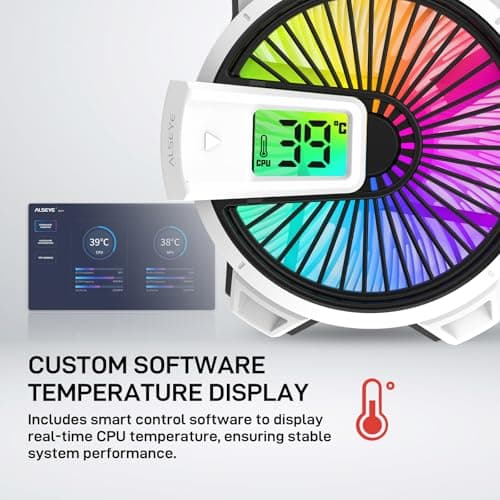 Inter-Tech ALSEYE W90 Air 55.65 CFM White / Black image