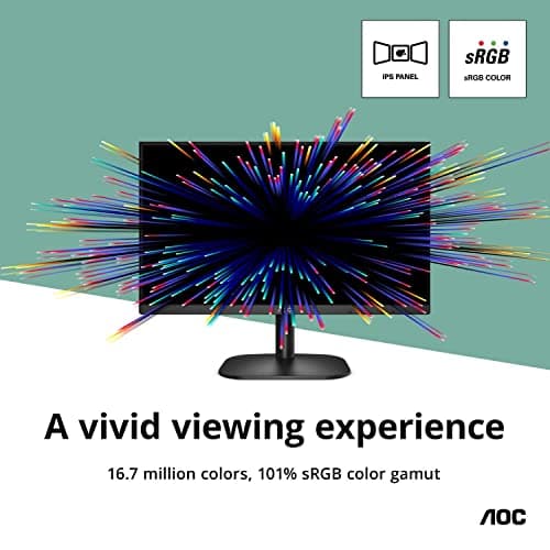 AOC 24B2XH 23.8" 1080p 75Hz IPS Monitor image