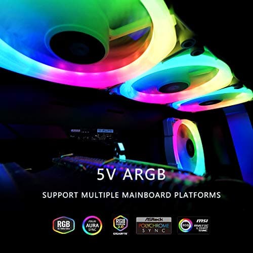 Asiahorse N001 120mm ARGB White 3 Pack image