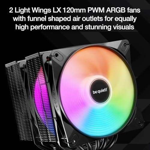 be quiet! Pure Rock Pro 3 LX 61.8 CFM Air 61.8 CFM 155mm Black image