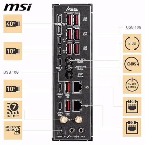 MSI MEG X870E GODLIKE AM5 DDR5 EATX image