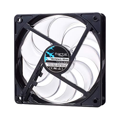 Fractal Design Silent LL 120mm Black White LED 41.8 CFM 1-Pack image