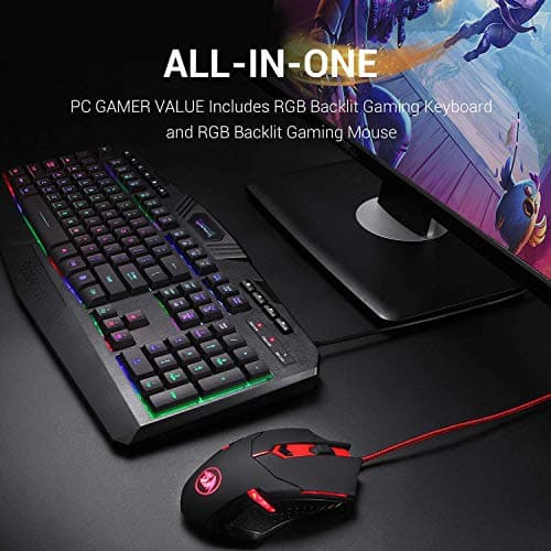Redragon S101 Wired Gaming Keyboard With Optical Mouse image