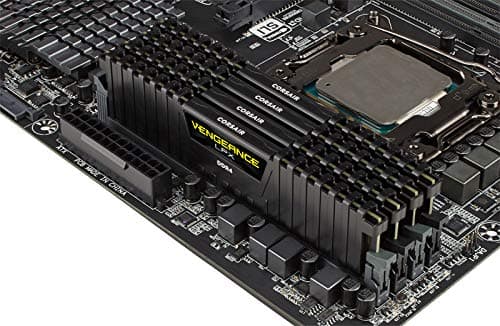 Corsair Vengeance LPX Black / Yellow DDR4-3200 CL16 64GB (4x16GB) image
