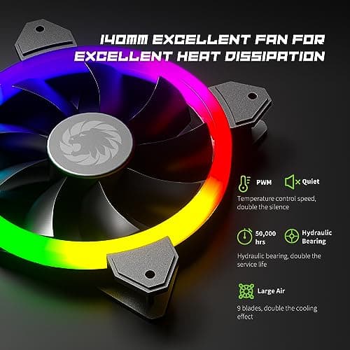 GameMax RGB Rainbow 750W Fully Modular 80+ Gold Certified ATX image
