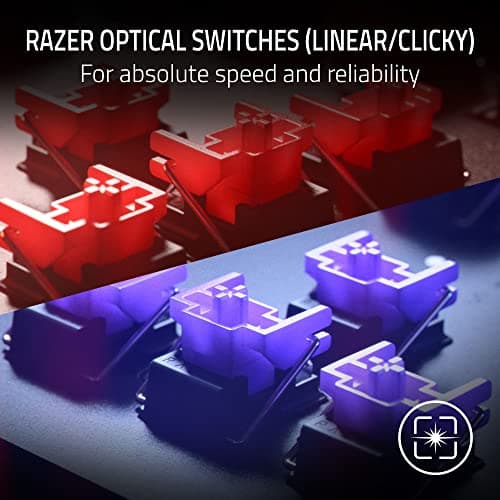 Razer Huntsman V2 RGB Wired Razer Red Optical Linear Gaming Keyboard image