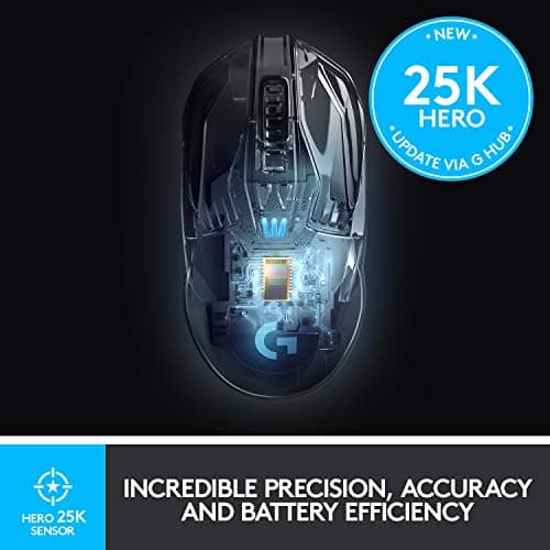 Logitech G903 HERO Optical Wireless Gaming Mouse image