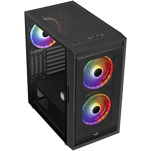 Aerocool Graphite v2 ATX Mid Tower Tempered Glass Side Panel image