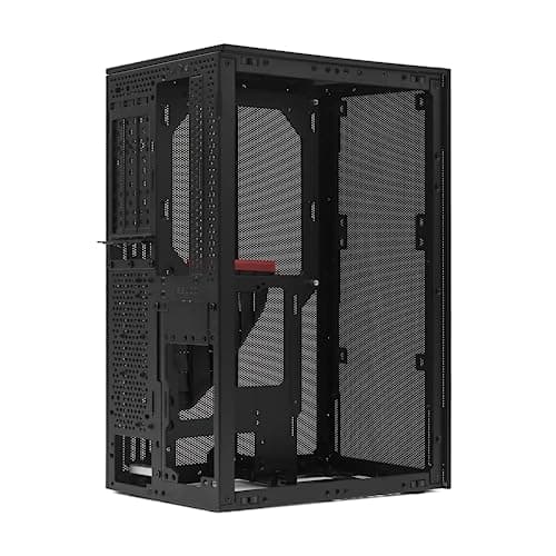 SSUPD Meshroom S ATX Mini Tower Green Mesh Side Panel image