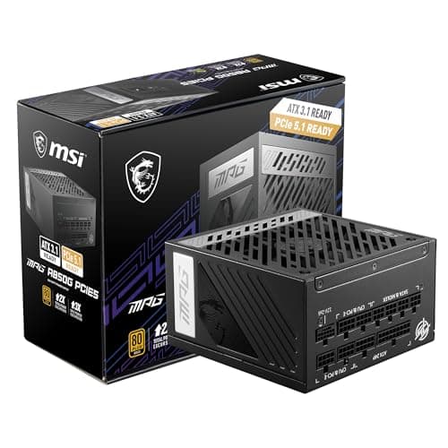 MSI MPG A850G PCIE5 Black 850W Fully Modular 80+ Gold main image