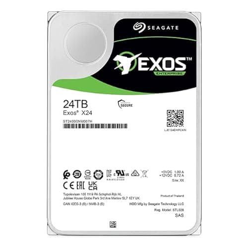 Seagate Exos X24 24TB HDD 7200RPM 3.5" SAS 12.0 Gb/s image