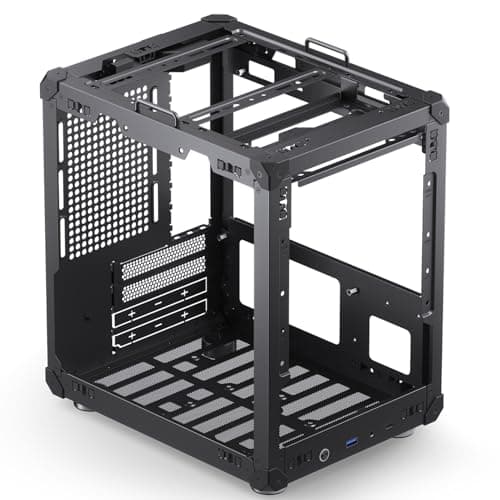Jonsbo C6-ITX Mini-ITX Desktop Black Mesh Side Panel image