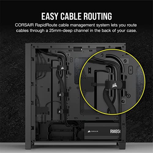 Corsair iCUE 4000D RGB AIRFLOW Mid-Tower ATX Case - Black image