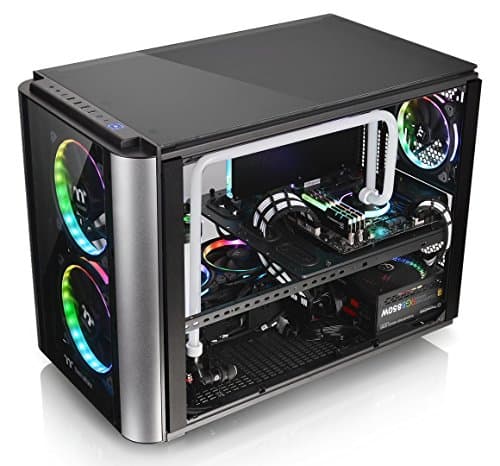 Thermaltake Level 20 XT ATX Desktop Black / Silver Tempered Glass Side Panel, USB 3.2 Gen 2 Type-C, USB 3.2 Gen 1 Type-A, USB 2.0 Type-A image