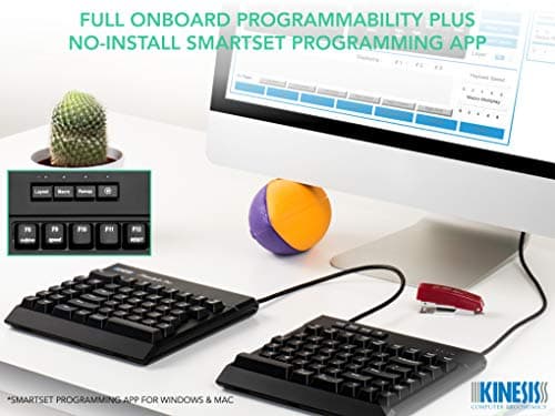 Kinesis Gaming Freestyle Pro Quiet Wired Ergonomic Split Mechanical Gaming Keyboard image