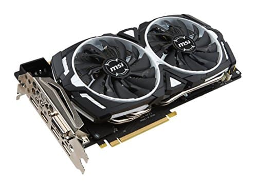 MSI ARMOR OC GeForce GTX 1080 8GB GDDR5X Black White image