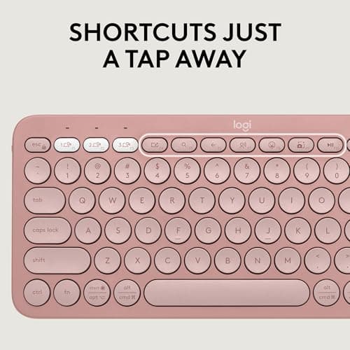 Logitech Pebble 2 Bluetooth/Wireless/Wired Standard Keyboard With Optical Mouse image