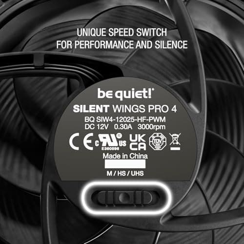 be quiet! Silent Wings Pro 4 140mm Black PWM CaseFan image