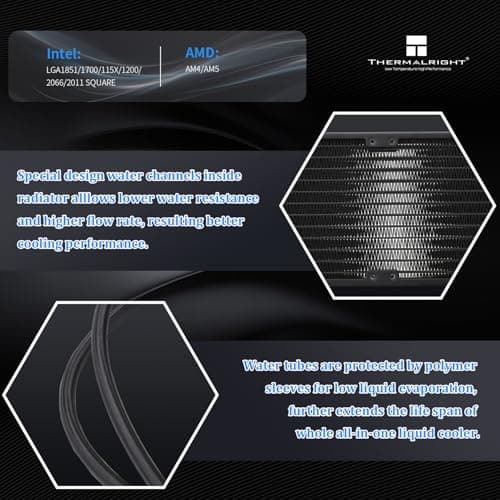 Thermalright Frozen Infinity Water 240mm ARGB Black image