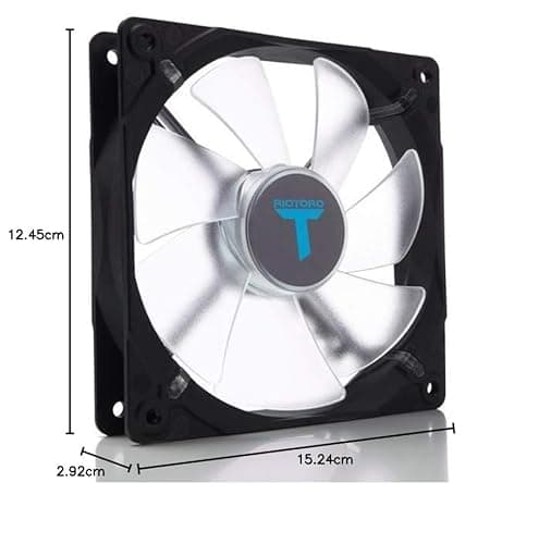 RIOTORO Cross-X Classic 120mm Black 47 CFM White 1-Pack image