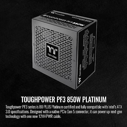 Thermaltake Toughpower PF3-L Black 850W Fully Modular 80+ Platinum image