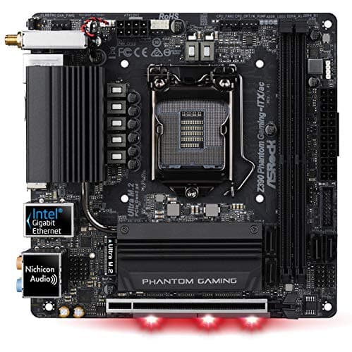 ASRock Z390 Phantom Gaming-ITX/ac Mini ITX LGA1151 Motherboard image