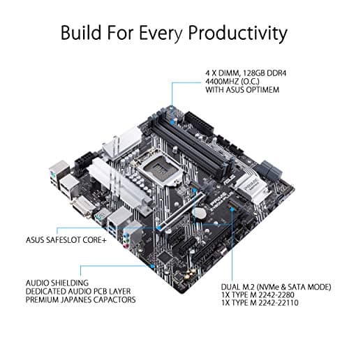 ASUS Prime Z490M-PLUS LGA 1200 Micro-ATX Motherboard image