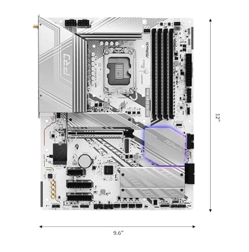 ASRock Z890 Pro RS WiFi White DDR5 ATX image