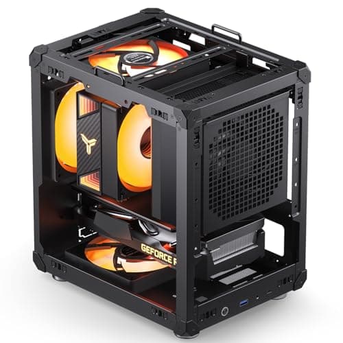Jonsbo C6-ITX Mini-ITX Desktop Black Mesh Side Panel image