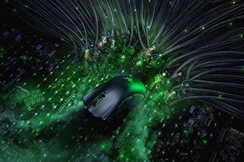 Razer Mamba Wireless, Wired/Wireless Gaming Mouse with True 16,000 DPI 5 Generation Optical Sensor, 50 Hour Battery Life, Powered by Razer Chroma image