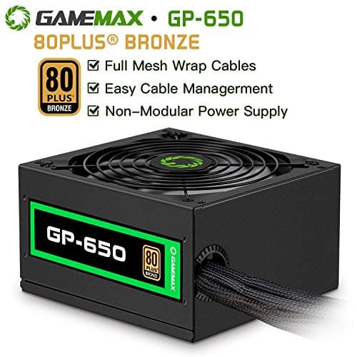 GameMax GP ATX 650W Non-Modular 80+ Bronze Certified image