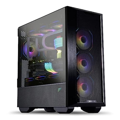 Lian Li LANCOOL III ATX Mid Tower Black RGB Tempered Glass Side Panel image