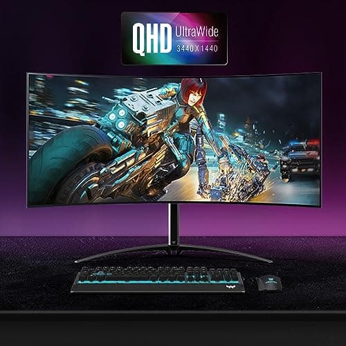 Acer Predator X45 bmiiphuzx 44.5" 3440x1440 240Hz OLED Curved Monitor image