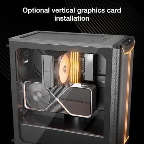 be quiet! Pure Base 501 DX ATX Mid Tower Black Tempered Glass Side Panel image