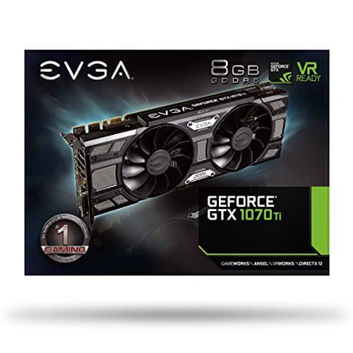 EVGA SC GAMING ACX 3.0 Black Edition GeForce GTX 1070 Ti 8GB GDDR5 Black image