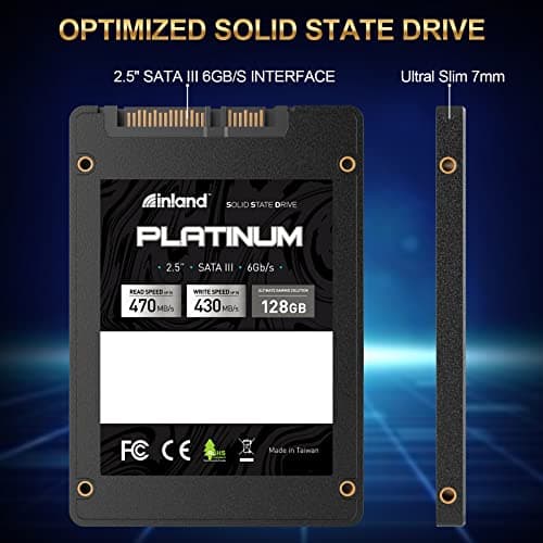 Inland Platinum 128 GB SSD 2.5" SATA 6.0 Gb/s image