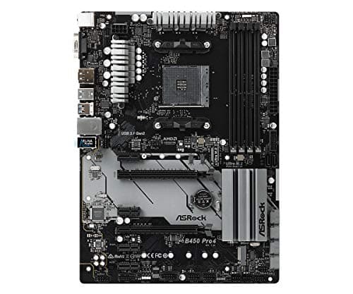 ASRock B450 Pro4 ATX AM4 Motherboard image