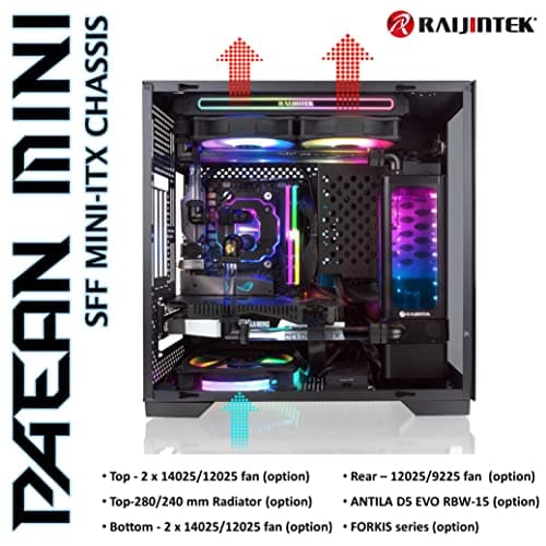 RAIJINTEK PAEAN MINI Mini ITX Tower Case image