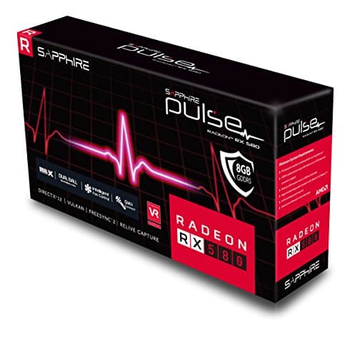 SAPPHIRE PULSE Radeon RX 580 8GB GDDR5 PCI-E Dual HDMI / DVI-D / Dual DP OC w/ Backplate (UEFI), 100411P8GOCL image