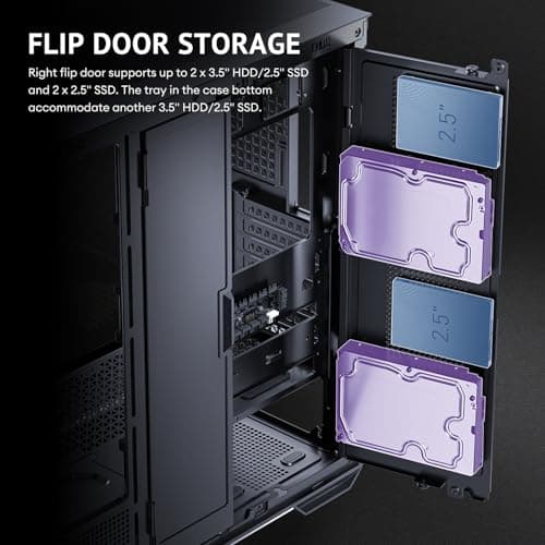 Antec C7 ARGB ATX Mid Tower Black Tempered Glass image