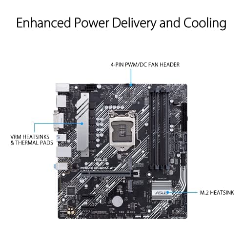 ASUS PRIME B460M-A LGA 1200 Intel B460 SATA 6Gb/s Micro ATX Intel Motherboard image