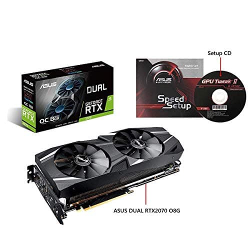 ASUS Dual GeForce RTX 2070 SUPER 8GB GDDR6 PCI Express 3.0 x16 SLI Support Video Card DUAL-RTX2070S-A8G-EVO image