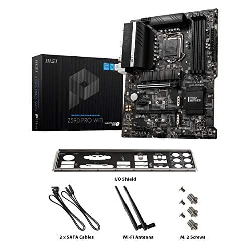 MSI Z590 PRO WIFI LGA 1200 ATX Motherboard image