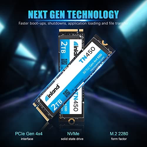 Inland TN450 2TB SSD M.2-2280 PCIe 4.0 x4 NVMe image