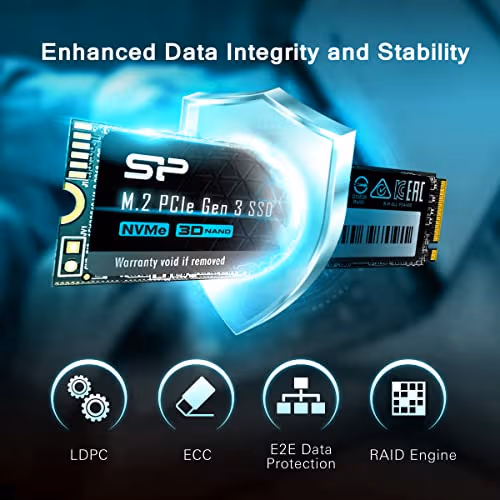 Silicon Power P34A60 128GB SSD M.2-2280 PCIe 3.0 x4 NVMe image