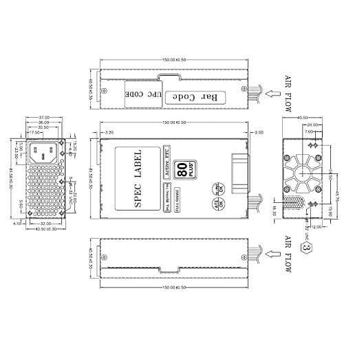 FSP Group FSP220-60LE(80) Mini-ITX 220W Non-Modular 80+ Certified image