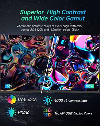 KTC H27S17 27" 1440p 165Hz VA Curved Monitor image